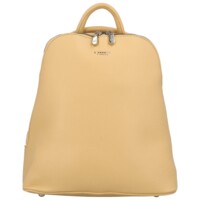 Dámský městský batoh kabelka žlutý - DIANA & CO Flitan