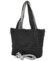 Dámská kabelka přes rameno černo/stříbrná - Paolo bags Ukina