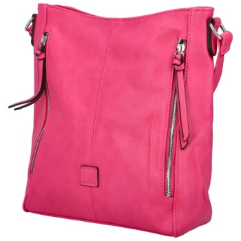 Dámská crossbody kabelka fuchsiová - Paolo Bags Adelaide