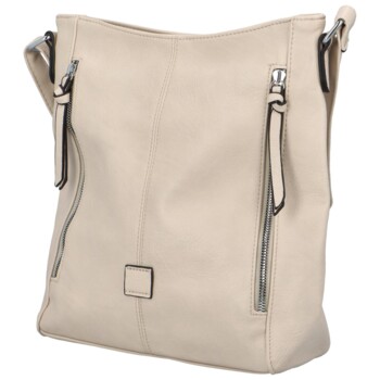 Dámská crossbody kabelka světle béžová - Paolo Bags Adelaide