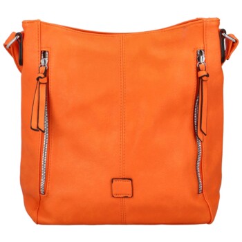 Dámská crossbody kabelka oranžová - Paolo Bags Adelaide