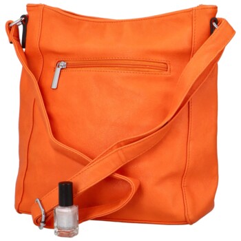 Dámská crossbody kabelka oranžová - Paolo Bags Adelaide