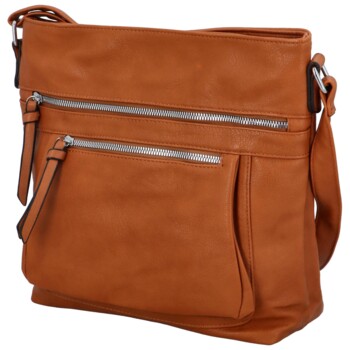 Dámská crossbody kabelka hnědá - Paolo bags Xanthe