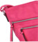 Dámská crossbody kabelka fuchsiová - Paolo bags Xanthe