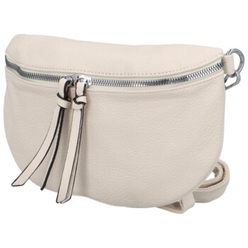 Dámská ledvinka světle béžová - Paolo Bags Justice