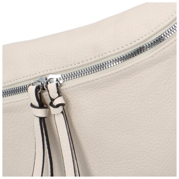 Dámská ledvinka světle béžová - Paolo Bags Justice