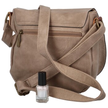 Dámska crossbody kabelka světlá taupe - Paolo Bags Jessica