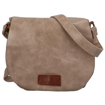 Dámska crossbody kabelka světlá taupe - Paolo Bags Jessica