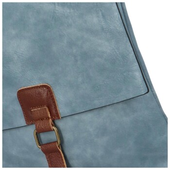 Dámská crossbody kabelka džínově modrá - Paolo Bags Elvíra