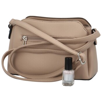 Dámska crossbody kabelka tmavě béžová - FLORA&CO Henessy