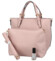 Dámská praktická kabelka růžová - FLORA&CO Amy 2v1