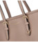 Dámská elegantní kabelka přes rameno tmavě béžová - FLORA&CO Elmary