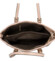 Dámská elegantní kabelka přes rameno tmavě béžová - FLORA&CO Elmary