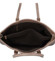 Dámská elegantní kabelka přes rameno tmavě béžová - FLORA&CO Viola