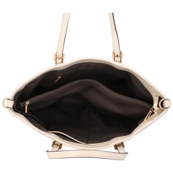 Dámská elegantní kabelka přes rameno béžová - FLORA&CO Viola 