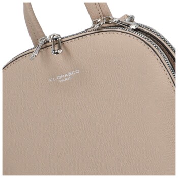 Dámský moderní batůžek tmavě béžový - FLORA&CO Eliane