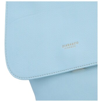 Dámský městský batoh nebesky modrý - DIANA & CO Resived
