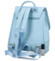 Dámský městský batoh nebesky modrý - DIANA & CO Resived