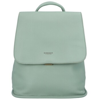 Dámský městský batoh mentolově zelený - DIANA & CO Resived