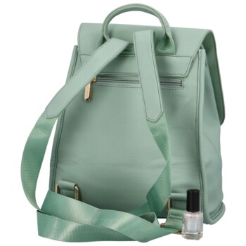 Dámský městský batoh mentolově zelený - DIANA & CO Resived