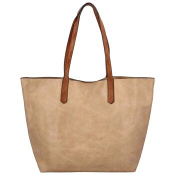 Dámský set kabelek tmavě béžový - Firenze Zorika