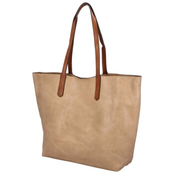 Dámský set kabelek tmavě béžový - Firenze Zorika