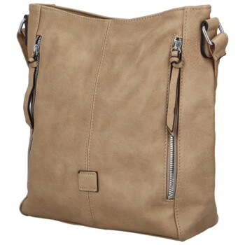 Dámská crossbody kabelka světlá taupe - Paolo Bags Adelaide