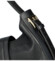 Dámská kožená kabelka přes rameno černá - Delami Denni