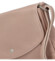 Dámská kožená crossbody kabelka bledě růžová - Delami Bewerly