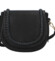 Dámská kožená crossbody kabelky černá - Delami Pettura