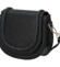Dámská kožená crossbody kabelky černá - Delami Pettura