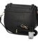 Dámská kožená crossbody kabelky černá - Delami Pettura