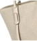 Dámská originální kožená kabelka světle béžová - ItalY Drue Two