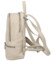 Dámský kožený batůžek kabelka béžový - Delami Veren