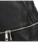 Dámský kožený batůžek kabelka černý - Delami Veren
