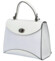 Dámská kožená kabelka do ruky bílá - ItalY Sarah