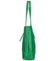 Dámská zelená kožená kabelka přes rameno - ItalY Noox Lami Two