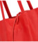 Dámská červená kožená kabelka přes rameno - ItalY Noox Two