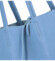 Dámská nebesky modrá kožená kabelka přes rameno - ItalY Noox Two