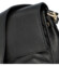 Dámská kožená crossbody kabelka černá - Delami Inelly