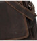 Pánská kožená taška tmavě hnědá - Greenwood Jordy