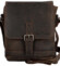 Pánská kožená taška na doklady tmavě hnědá - Greenwood Ixerado