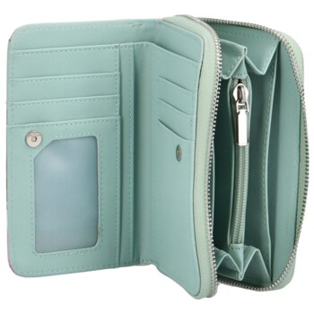 Dámská peněženka bledě zelená - DIANA & CO Beeras