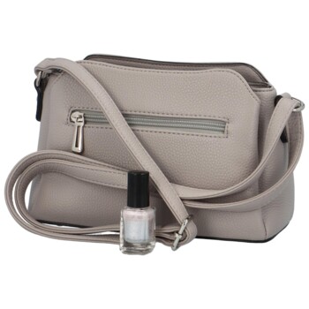 Dámská crossbody kabelka šedá - FLORA&CO Henessy