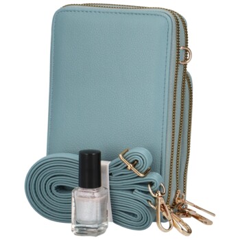 Dámská crossbody kabelka bledě modrá - Coveri Mischell