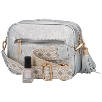 Dámská crossbody kabelka stříbrná - Coveri Evelove