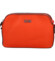 Pevná dámská crossbody kabelka oranžová - Coveri Layla