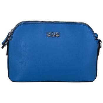 Pevná dámská crossbody kabelka královsky modrá - Coveri Layla