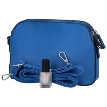 Pevná dámská crossbody kabelka královsky modrá - Coveri Layla