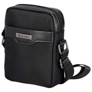 Pánská crossbody taška černá - Coveri Leonardo